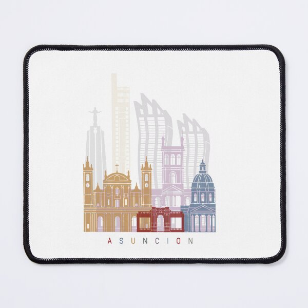 Item preview, Asunción skyline poster designed and sold by paulrommer.