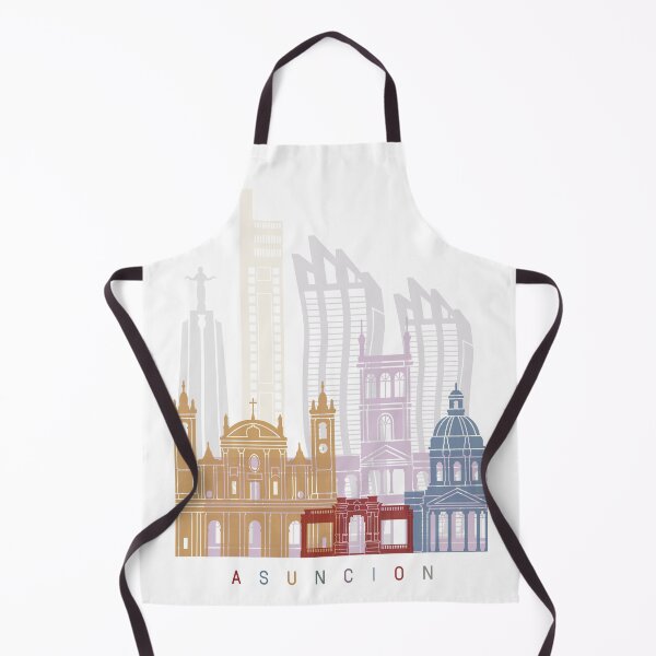 Item preview, Asunción skyline poster designed and sold by paulrommer.