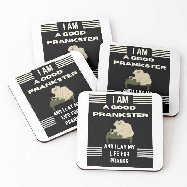 Item preview, Funny cat playing with glass april fools day i am a good prankster  designed and sold by Yaatra.