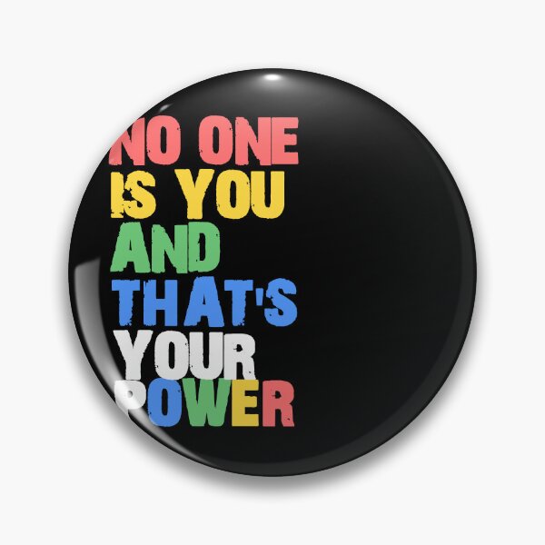Item preview, Turning Red, No One Is You And Thats Your Power designed and sold by Arab Fashion.