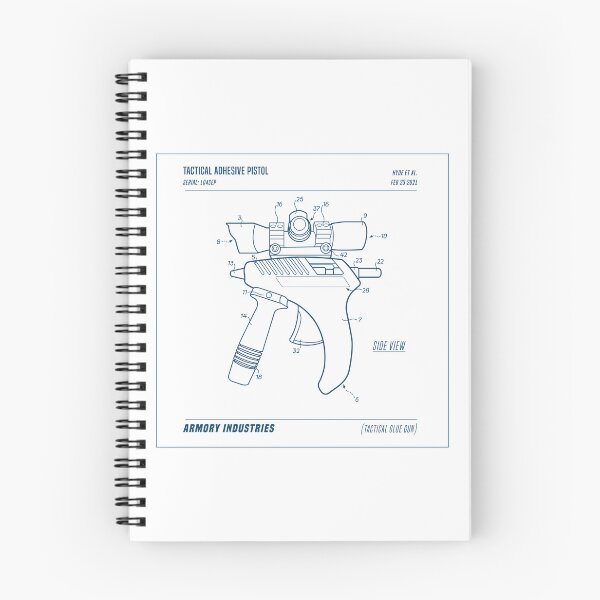 Item preview, Tactical Glue Gun (Blue Outline) designed and sold by Rzera-.
