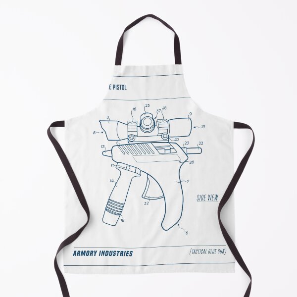 Item preview, Tactical Glue Gun (Blue Outline) designed and sold by Rzera-.