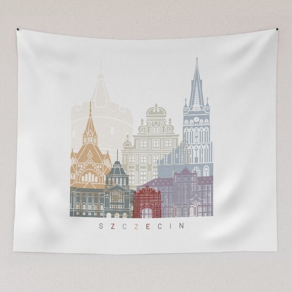 Item preview, Szczecin skyline poster designed and sold by paulrommer.