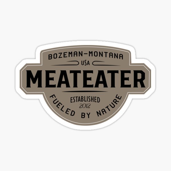 "MEATEATER CREST" Sticker for Sale by option1234 Redbubble