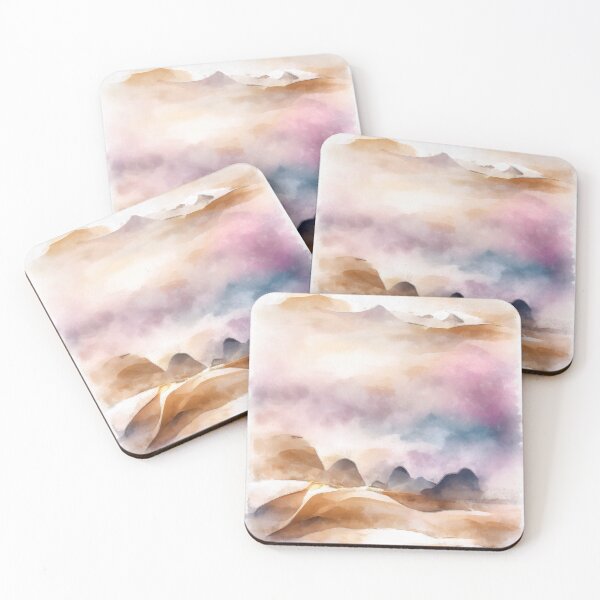 Item preview, Abstract Minimalist Art 01 Landscape Watercolor designed and sold by mhfoto.