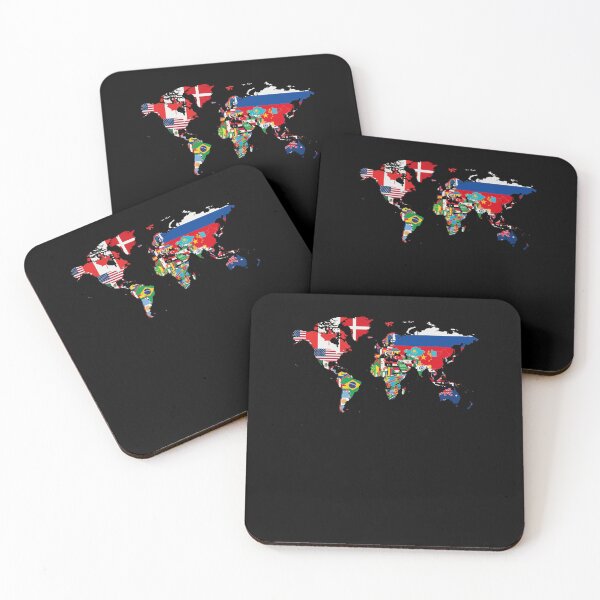 Item preview, International World Flags Funny Flags World Map designed and sold by KimberlyOppen.