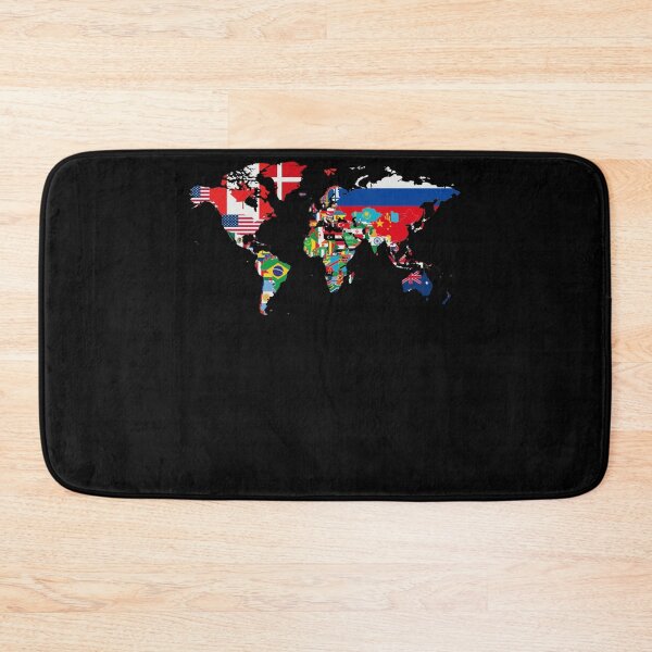 Item preview, International World Flags Funny Flags World Map designed and sold by KimberlyOppen.
