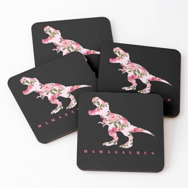 Item preview, Mamasaurus Hoodie with Cute Floral Dinosaur designed and sold by BortzKalona.