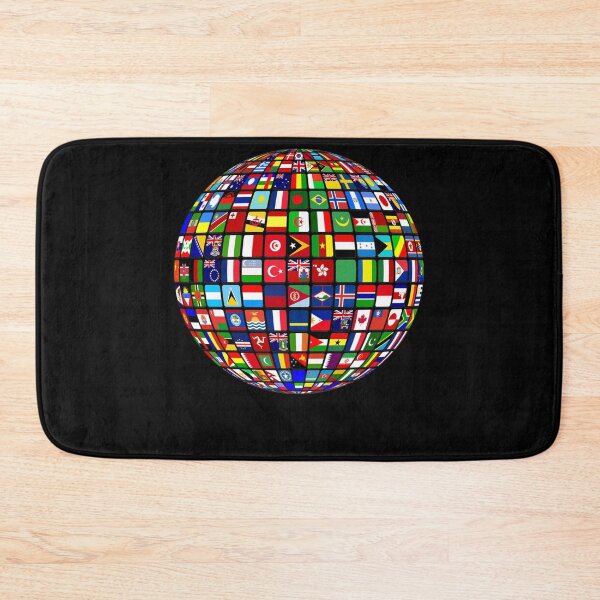 Item preview, International World Flags Flags World Map designed and sold by KimberlyOppen.