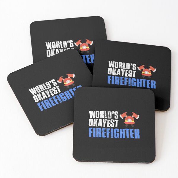 Item preview, Worlds Okayest Fire Fighter designed and sold by FNStuff.