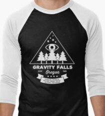 Visit Gravity Falls, Oregon! Men's Baseball ¾ T-Shirt