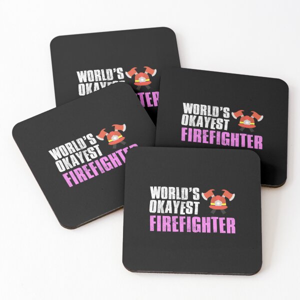 Item preview, Worlds Okayest Fire Fighter designed and sold by FNStuff.