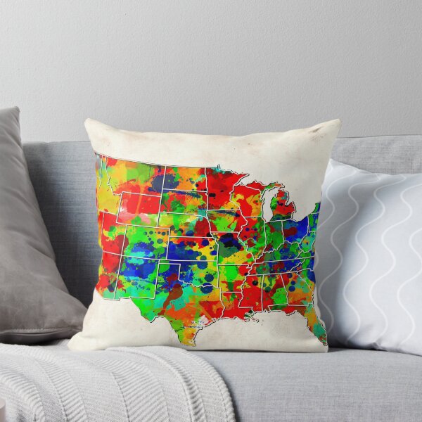Item preview, united states map usa map 2 designed and sold by BekimART.