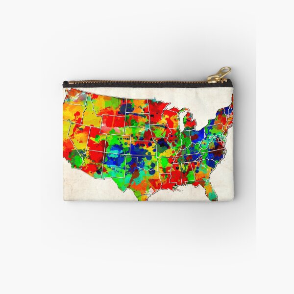 Item preview, united states map usa map 2 designed and sold by BekimART.