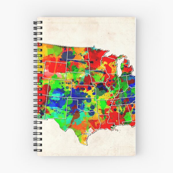 Item preview, united states map usa map 2 designed and sold by BekimART.