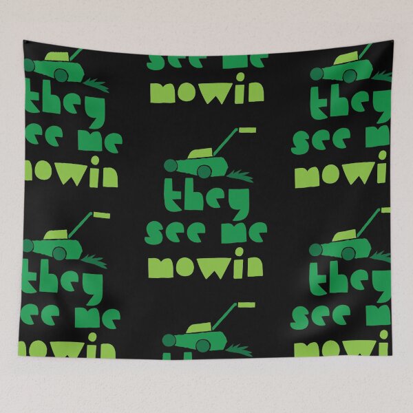 Item preview, they see me mowin (with green grass lawn mower) designed and sold by jazzydevil.