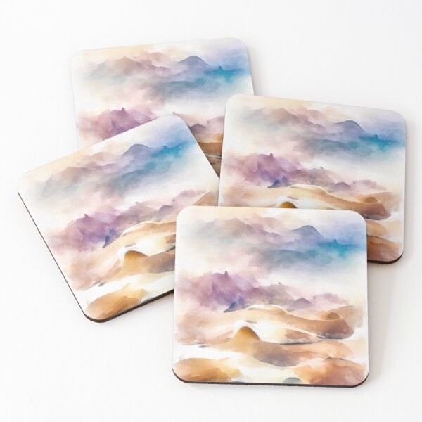 Item preview, Abstract Minimalist Art 02 Watercolor Landscape designed and sold by mhfoto.