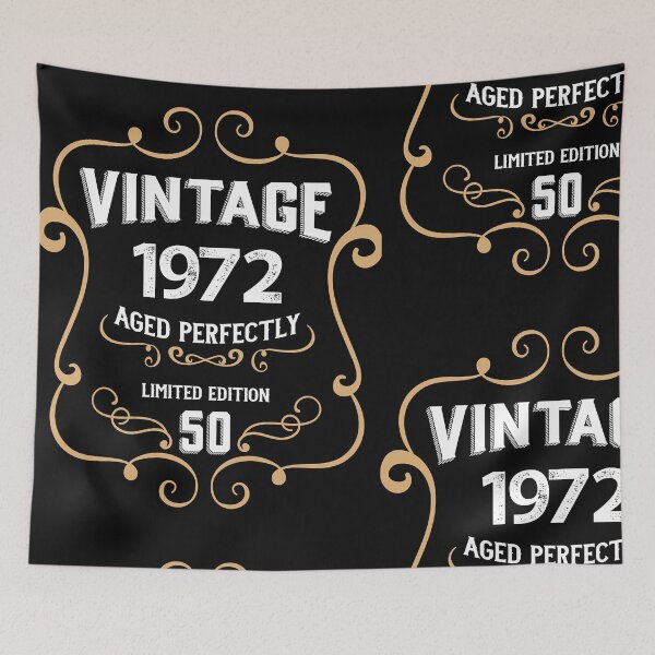 Item preview, 50th-Birthday-Vintage-1972-Aged-Perfectly-Gift designed and sold by Delarosa Valerio.