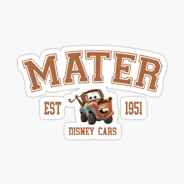 Disney Pixar Cars Tow Mater Finish Sticker by Aarohl Arais - Pixels