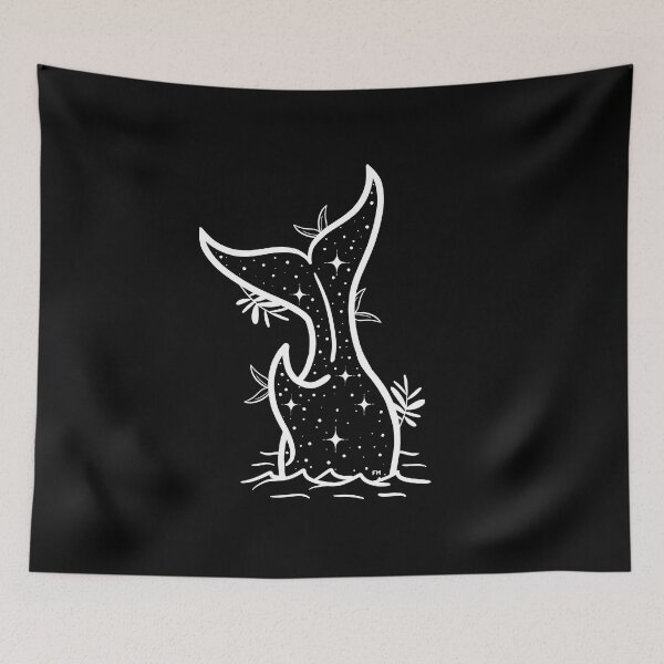 Item preview, Beautiful Fantastical Whale Tail Diving in the Sea designed and sold by lipemo.