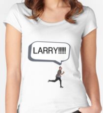 Joe looking for Larry Women's Fitted Scoop T-Shirt