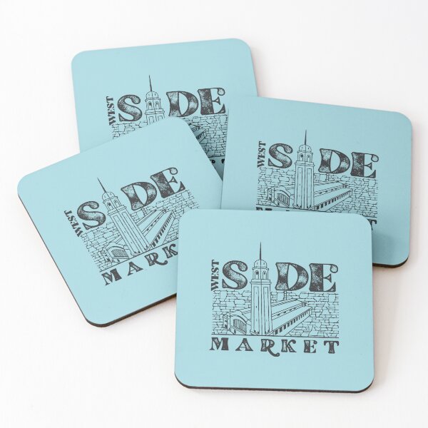 Item preview, West Side Market Building Retro designed and sold by cocanut.