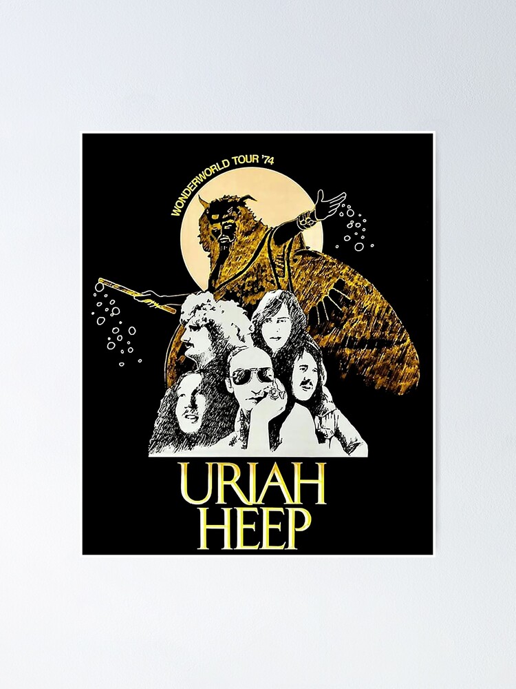 Uriah Heep Poster For Sale By Clasic226 Redbubble