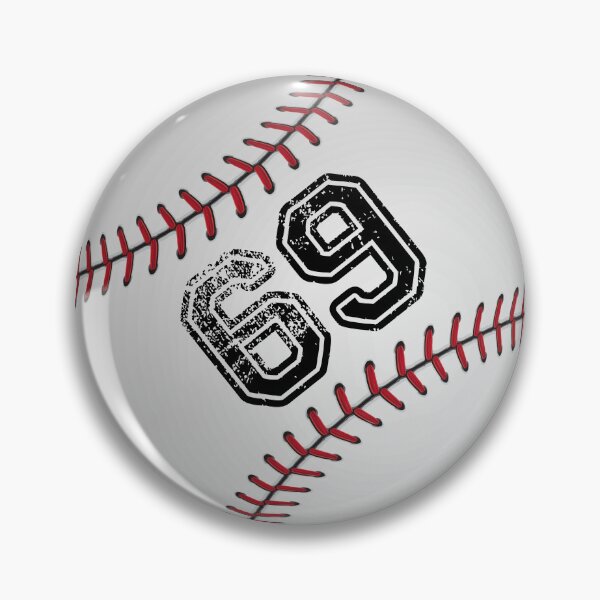 Item preview, Baseball ball number 69, sixty nine designed and sold by TheCultStuff.