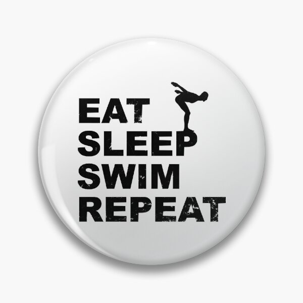 Item preview, Eat sleep swim repeat with a swimmer designed and sold by AnhTuanHa.