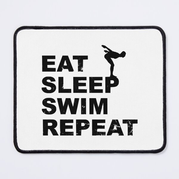 Item preview, Eat sleep swim repeat with a swimmer designed and sold by AnhTuanHa.