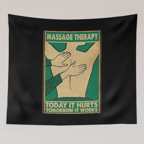 Item preview, Massage Therapist today it hurts Tomorrow It Works  designed and sold by AleehaZenger.