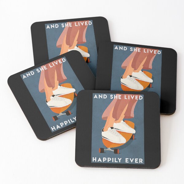 Item preview, And she lived happily ever Skateboard designed and sold by SaoirseNeid.