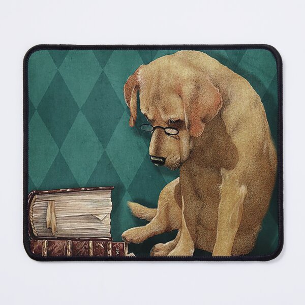 Item preview, Time spent with books and dogs is never wasted dog lover designed and sold by KravecUziel.