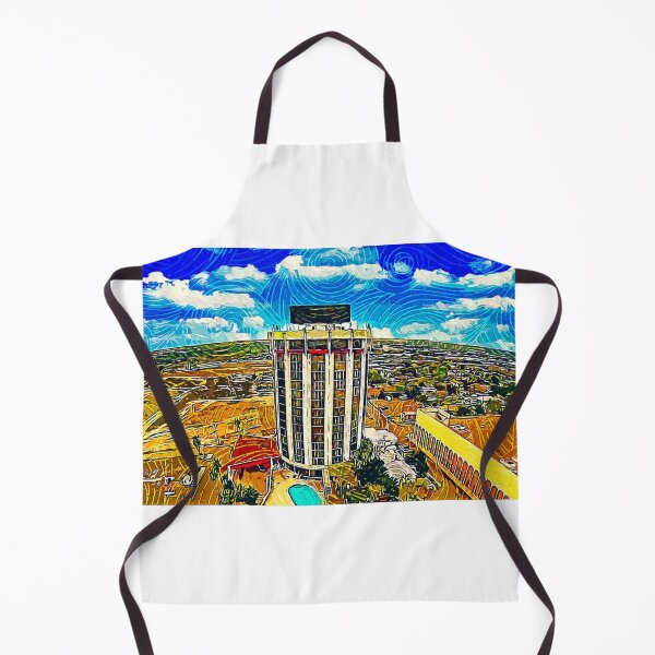 Item preview, Rio Grande Plaza hotel in Laredo, Texas - impressionist painting designed and sold by NickoPrints.