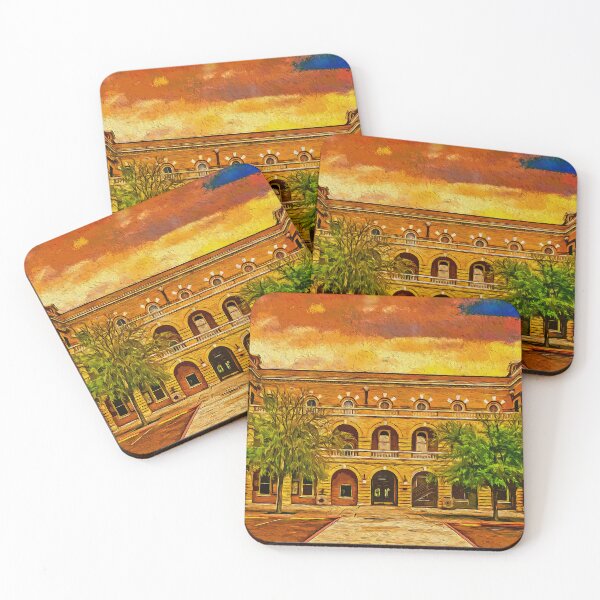 Item preview, Webb County Courthouse in Laredo, Texas - digital painting designed and sold by NickoPrints.
