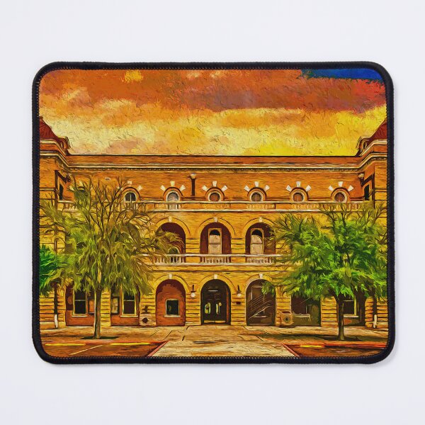 Item preview, Webb County Courthouse in Laredo, Texas - digital painting designed and sold by NickoPrints.