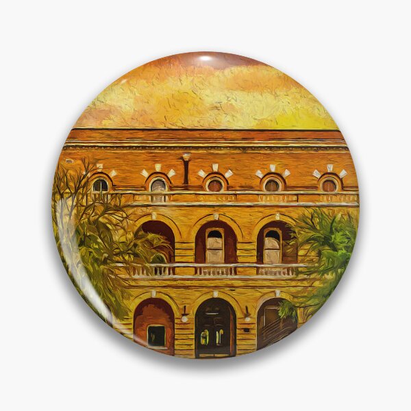 Item preview, Webb County Courthouse in Laredo, Texas - digital painting designed and sold by NickoPrints.