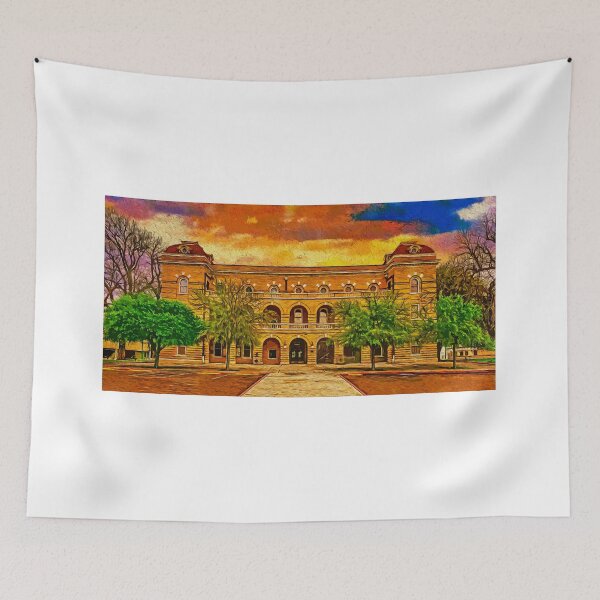 Item preview, Webb County Courthouse in Laredo, Texas - digital painting designed and sold by NickoPrints.