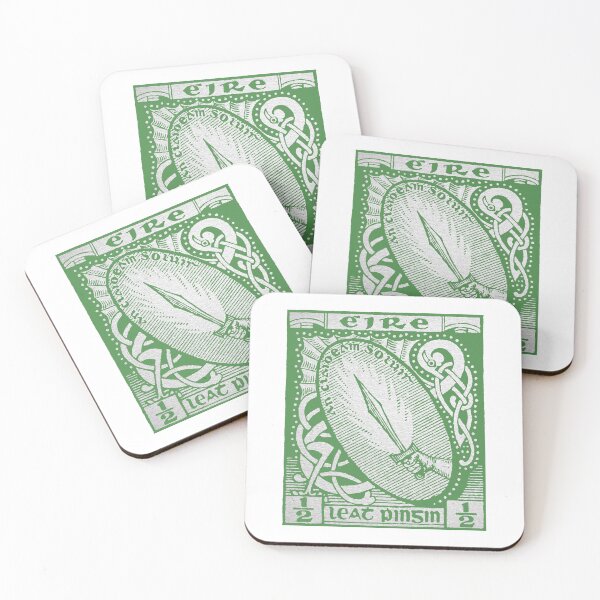 Item preview, Vintage Irish Postage Stamp Éire Leath Phingin 1/2p designed and sold by gobantsaoir.
