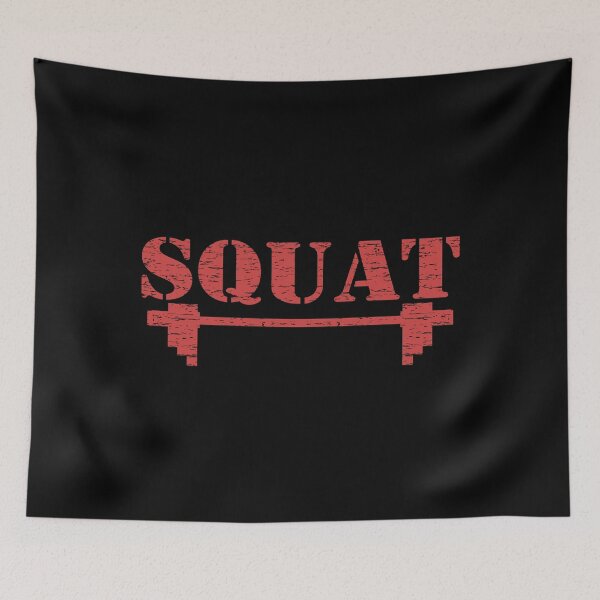 Item preview, Squat, Bodybuilding, Motivational, Inspirational, Typography, Aesthetic Text, Minimalistic designed and sold by DULCE76.