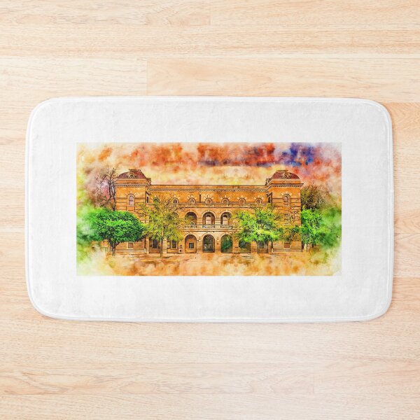 Item preview, Webb County Courthouse in Laredo, Texas - pen and watercolor designed and sold by NickoPrints.