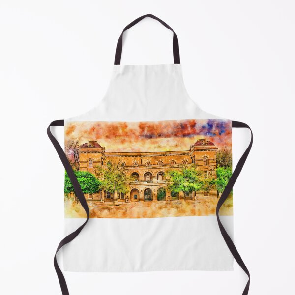 Item preview, Webb County Courthouse in Laredo, Texas - pen and watercolor designed and sold by NickoPrints.