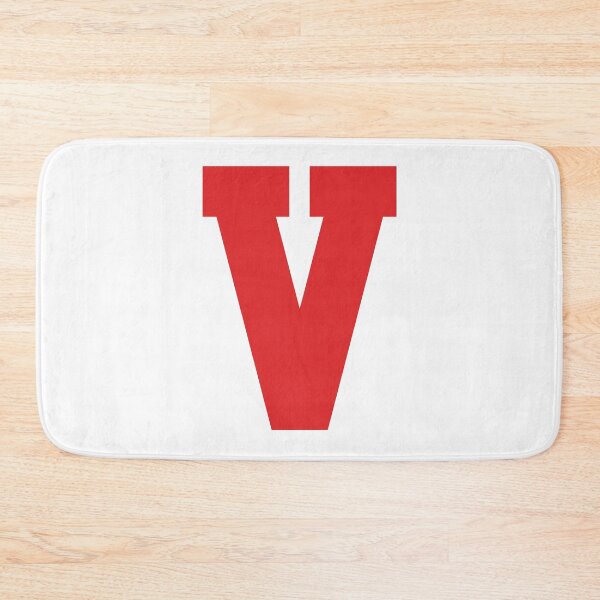 Item preview, Alphabet, Red V, Sports letter V designed and sold by TheCultStuff.
