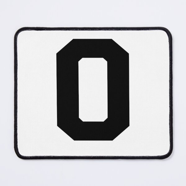 Item preview, Number 0, Black zero, Sports number 0 designed and sold by TheCultStuff.