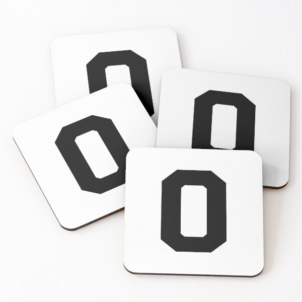 Item preview, Number 0, Black zero, Sports number 0 designed and sold by TheCultStuff.