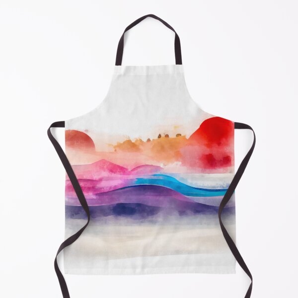 Item preview, Abstract Minimalist Art 15 Watercolor Landscape designed and sold by mhfoto.