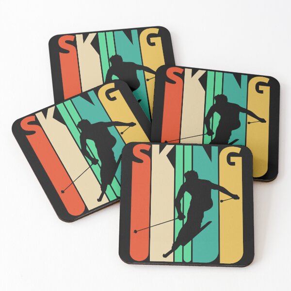 Item preview, Awesome 70's Vintage Retro Skiing Gifts for Skiers designed and sold by JulyeParker.