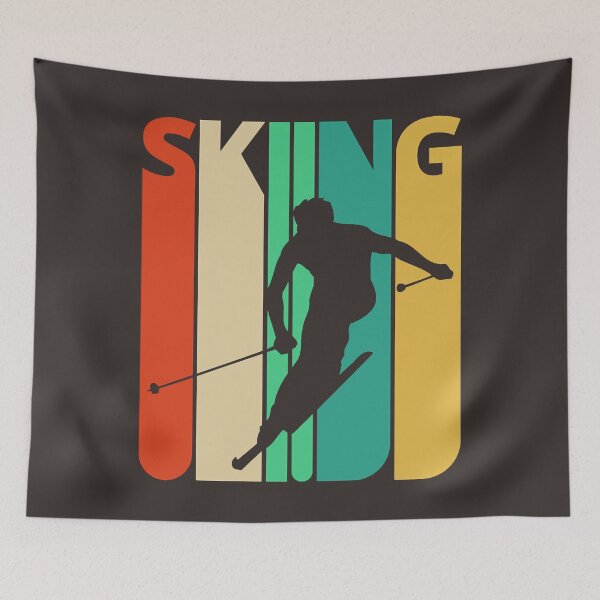 Item preview, Awesome 70's Vintage Retro Skiing Gifts for Skiers designed and sold by JulyeParker.