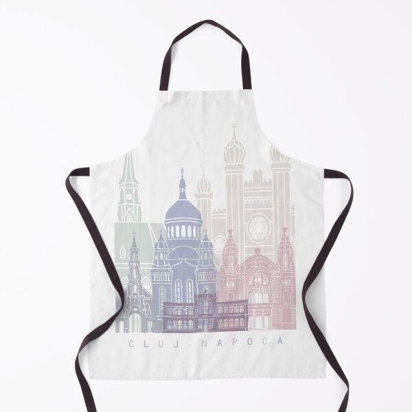 Item preview, CLUJ-NAPOCA SKYLINE POSTER PASTEL designed and sold by paulrommer.