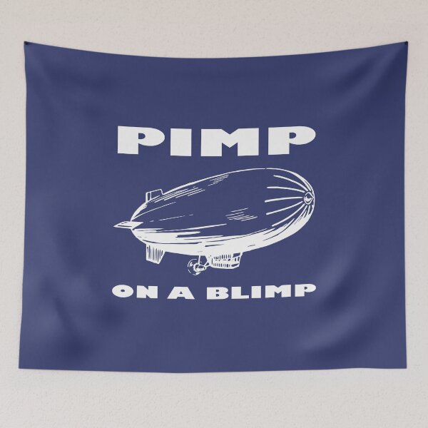 Item preview, Pimp on a Blimp - Prayers for Ukraine Rap Hilarious - White Print designed and sold by ballpointgoonie.